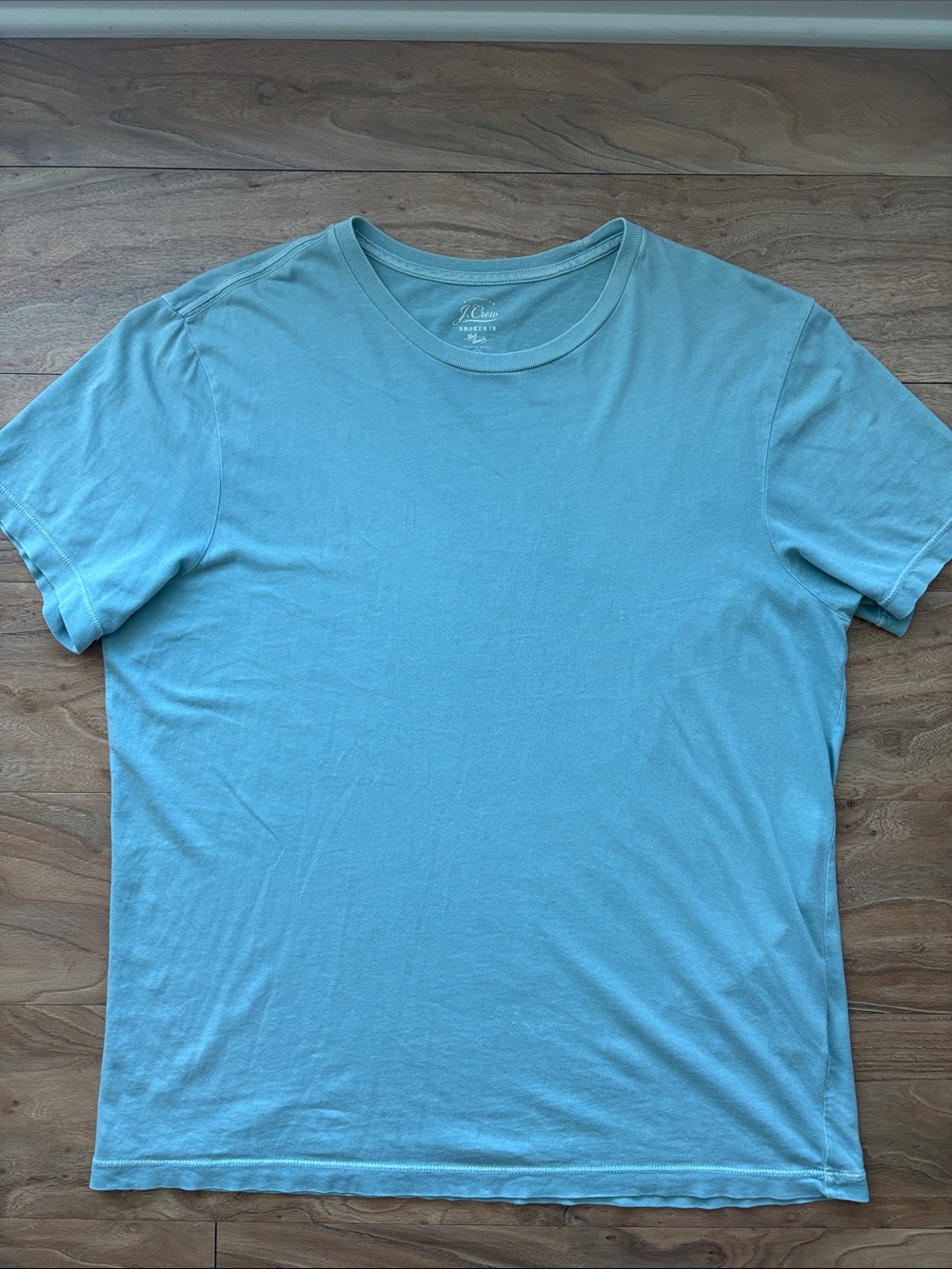 J. Crew Men’s Light Blue Crew Neck Short Sleeve Tee